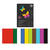 Tonzeichenpapier-Block A4, 20 Blatt sortiert - 20 Bogen, DIN A4, farbig sortiert