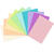 Tonzeichenpapier-Block Pastell, DIN A4, 130g/qm, 20 Blatt, 10 sortierte Farben Bild 2