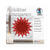 Faltbltter Transparentpapier, 14 x 14 cm, 42g/qm, 100 Blatt, Rot