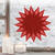 Faltbltter Transparentpapier, 14 x 14 cm, 42g/qm, 100 Blatt, Rot Bild 3