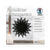 Faltbltter Transparentpapier, 14 x 14 cm, 42g/qm, 100 Blatt, Schwarz