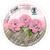 Faltbltter Rund, intensiv durchgefrbt, 100 Blatt,  12 cm, 65g/qm, Rosa