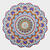 Diamond Painting Set Mandala, 30 x 30 cm Keilrahmen mit Zubehr, Hellblau-Rot-Gelb Bild 4