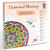 Diamond Painting Set Mandala, 30 x 30 cm Keilrahmen mit Zubehr, Gelb-Wei-Rot