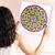 Diamond Painting Set Mandala, 30 x 30 cm Keilrahmen mit Zubehr, Gelb-Wei-Rot Bild 3