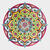 Diamond Painting Set Mandala, 30 x 30 cm Keilrahmen mit Zubehr, Gelb-Wei-Rot Bild 4