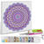 Diamond Painting Set Mandala, 30 x 30 cm Keilrahmen mit Zubehr, Lila-Pink-Blau Bild 2