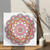 Diamond Painting Set Mandala, 30 x 30 cm Keilrahmen mit Zubehr, Magenta-Mint-Orange Bild 3