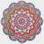 Diamond Painting Set Mandala, 30 x 30 cm Keilrahmen mit Zubehr, Magenta-Mint-Orange Bild 4