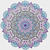 Diamond Painting Set Mandala, 30 x 30 cm Keilrahmen mit Zubehr, Trkis-Lila-Anthrazit Bild 4
