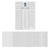 Transparentpapier-Block DIN A4, 'White Line' - DIN A4 Block, White Line