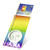 Laternenbastelset Regenbogentransparentpapier 6tlg