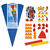 Schultten-Bastelset Easy Line, inkl. Zubehr & Anleitung, 68 cm, dunkelblau, Feuerwehr Bild 2