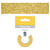 Glitter Tape Klebeband 15mm x 5m, Gold - Gold