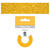 SALE Glitter Tape Klebeband 15mm x 5m, Dunkelgold