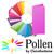 SALE Pollen Papeterie Klappkarte lang 25St. Fuchsia - Fuchsia