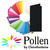 SALE Pollen Papeterie Klappkarte lang 25 St Schwarz - Schwarz