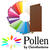 SALE Pollen Papeterie Klappkarte lang 25 St. Schoko - Schokobraun