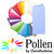SALE Pollen Papeterie Karte lang 25 Stk. Lavendel