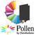 SALE Pollen Papeterie Klappkarte C6 25 Stk. Schwarz - Schwarz