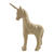 Pappmach-Figur, Gre: ca 16,5 cm, Einhorn