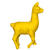 SALE Pappmach-Figur, Lama, 10,5 x 4 x 15 cm Bild 2