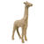Pappmaché-Figur, Größe: ca. 12cm, Motiv: Giraffe