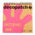 Decopad, 12 x 4 Bltter, 15cm x 15 cm, pink
