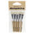 NEU Decoupage- / Decopatch-Pinsel-Set, 5 Borsten-Pinsel, Breite: 1 cm