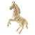 Pappmaché-Figur, Pferd, 19x16,5x6cm