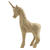 Pappmaché-Figur, Größe: ca 21 cm, Einhorn