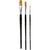 Set Golden Line Pinsel, Nr. 2+8+12, Flach, 3 St�ck Bild 2