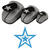 Motivstanzer-Set Stern, 3-teilig - Sterne