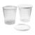 NEU Mini-Becher mit Deckel, fr 30 ml Inhalt, 75 Stck