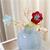 Floristen-Krepppapier, Blatt 25x60 cm, Extrastark, 105 g, Creme, 4 Rollen Bild 5