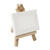 NEU Mini-Staffelei mit Leinwand, Wei, Leinwand 8 x 6 x 1 cm, Staffelei: 11,5 x 8 cm, 1 Stck