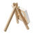 NEU Mini-Staffelei mit Leinwand, Wei, Leinwand 8 x 6 x 1 cm, Staffelei: 11,5 x 8 cm, 1 Stck Bild 2