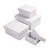 NEU Schachtel-Set, 4-teilig, Rechteckig, Weier Karton, Gre: 8,5x11,5+11x14 cm, H 3,5+4,5+5,5+6,5 cm