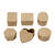 NEU Mini-Schachteln 6 Stck sortiert, Hhe: 3 cm, Mae: 4-6 cm