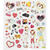 Stickerbogen, selbstklebend, 15x16,5cm, Motiv: Mädchen - Mädchen