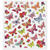 Stickerbogen, selbstklebend, 15x16,5cm, Motiv: Schmetterlinge - Schmetterlinge
