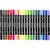 Textil-Marker / Stoffmalstifte, Doppelspitze, Standardfarben 20 Stifte Bild 2