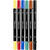 Textilmarker / Stoffmalstifte, Doppelspitze, Basis 6er-Set Bild 2