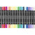 Textil-Marker / Stoffmalstifte, Doppelspitze, Zusatzfarben 20 Stifte Bild 2