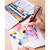 NEU Aquarellkasten Metall, Art Aqua Standard-Farben, gefllt mit 48x 1/2 Npfchen Bild 5