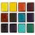 Set Art Aquarellfarben, Halbe N�pfchen, Blumen und Landschaften, Gr��e 10x15x20 mm, Sortierte Farben, 12 Farbt�ne Bild 4