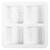 NEU Silikonform / Gieform, Quadratisch mit grafischem Design, 6,8 x 6,8 x 2,4 cm, 4 Motive Bild 2
