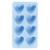 NEU Silikonform, Herz, H 3,5 cm, L 35 cm, B 21 cm, Lochgre 70x60 mm, 100 ml, 1 Stk. Bild 2