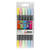 NEU Colortime Dual-Filzstifte, Pastellfarben, Strichstrke 2,3+3,6 mm, 6 Stk.