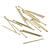 NEU Stecknadeln, Gold, L 16 mm, Dicke 0,65 mm, 25 g Bild 3
